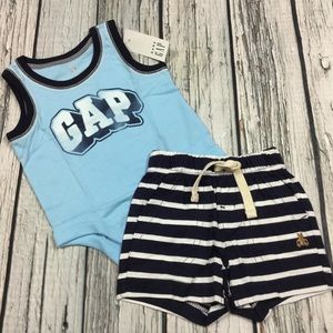 Gap boys 0 3 month blue shorts outfit